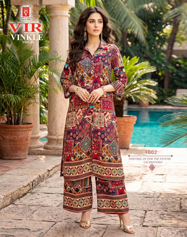 Taniksh vinkle vol 1 coord set wholesale work clothes